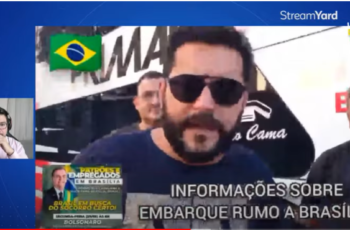 O povo brasileiro indo para Brasília